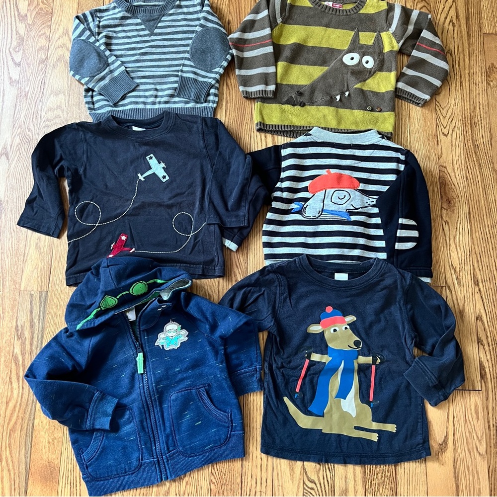 2T Sweater Shirt Fall Winter Bundle Gymboree French Brands